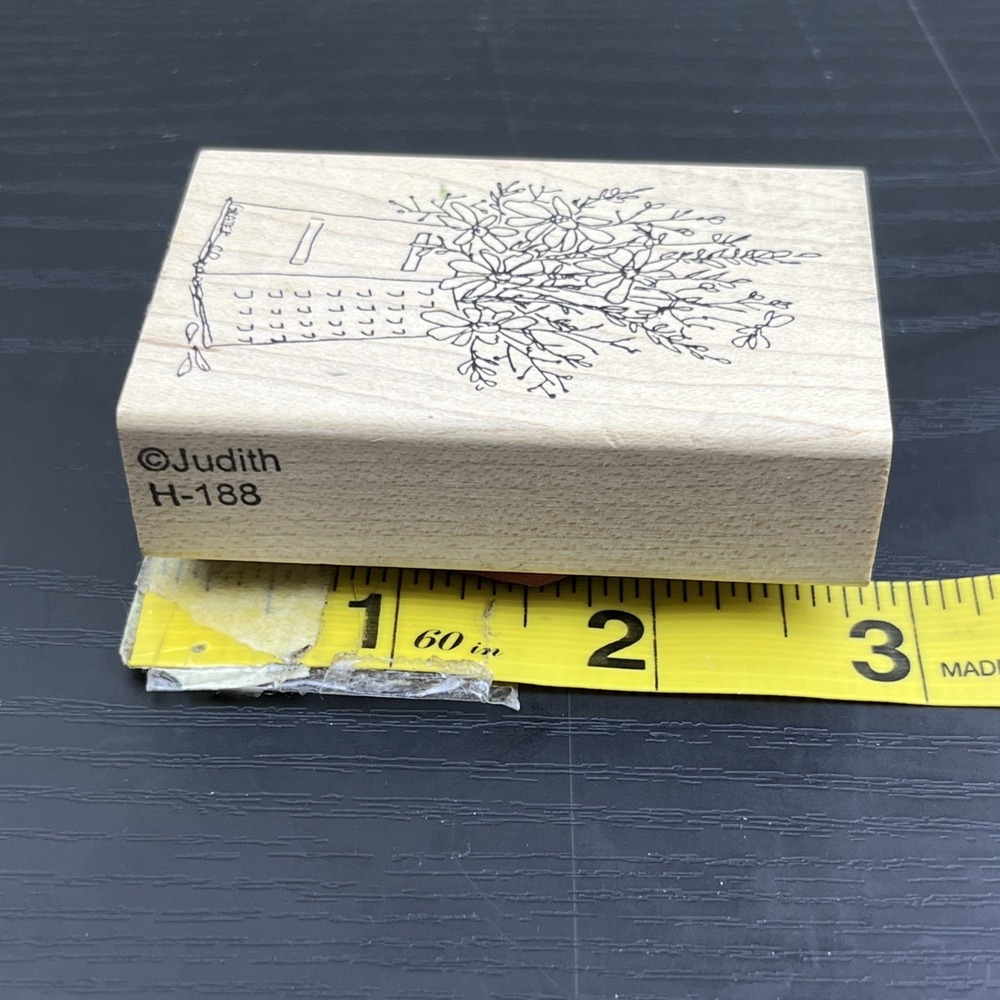 Flowers In A Cheese Grader Embossing Stamp - Picture 8 of 8